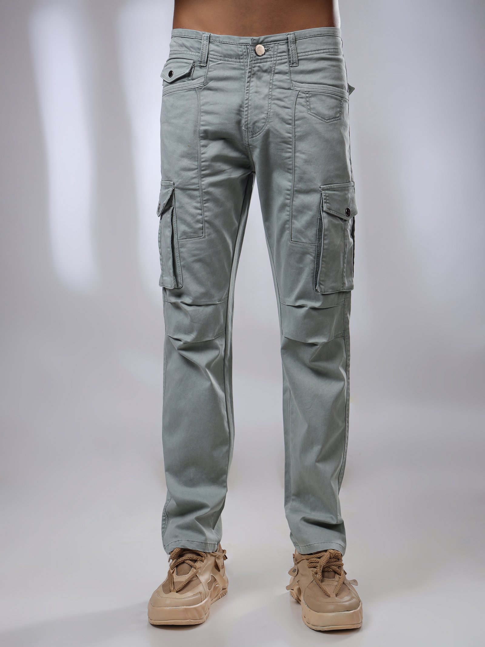 French Cliff olive cargo pants